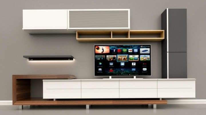 Balcony Weatherproof High-Gloss Storage Bench with Louver Wall Panelling - Execution #